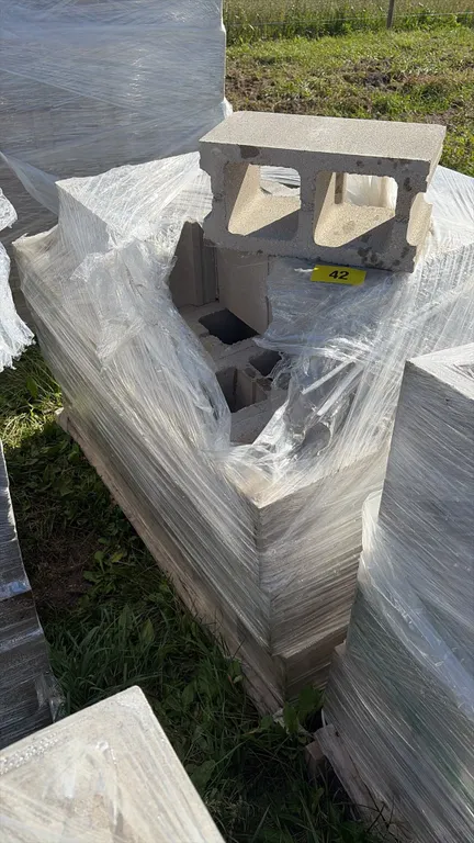 Pallet of Cinder Blocks