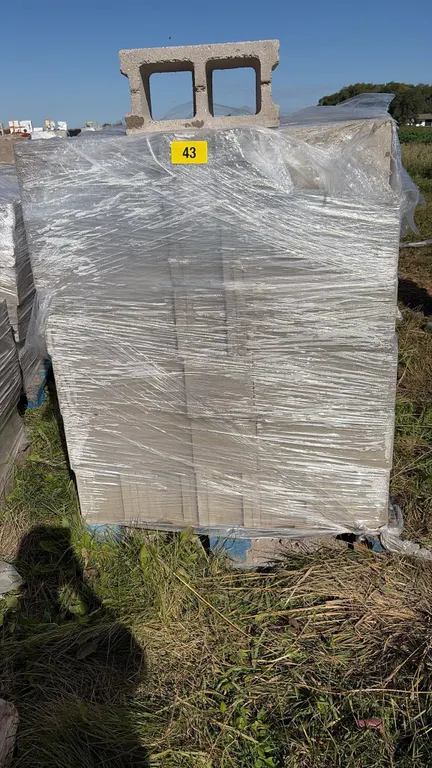 Pallet of Cinder Blocks