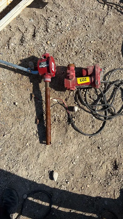 20 GPM 12 Volt Pump with 20 gal/100 stroke hand Pump