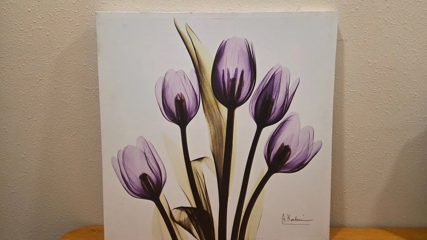 Purple and Blue Garden Art Collection