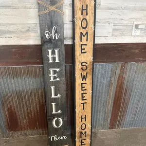(2) Crafted Home Decor Signs