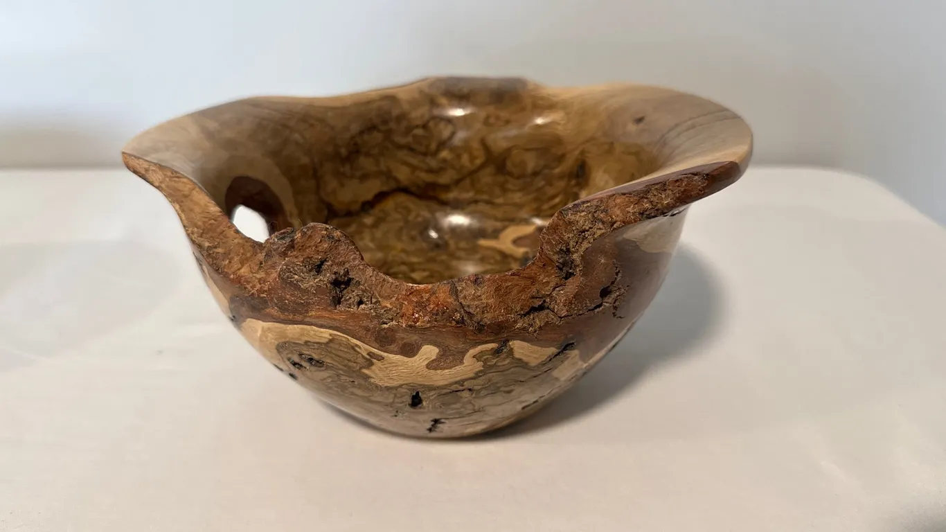 Duxby Woodworks Hand Crafted Oak Bowl