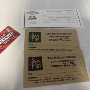 Clear Lake - Palmer Area Gift Cards