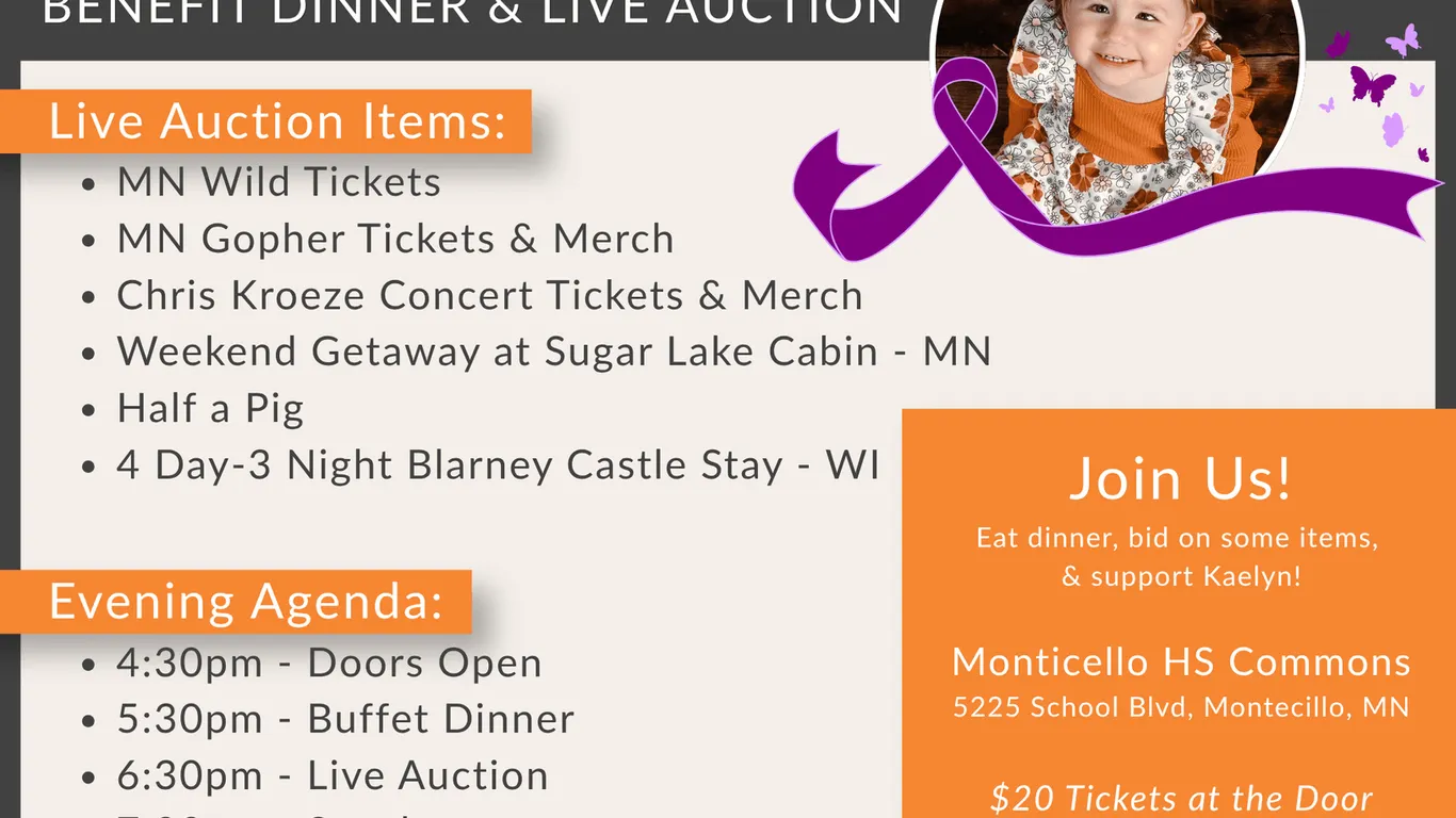 Agenda & Live Auction Items
