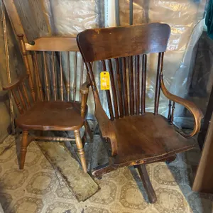 (2) Wood Chairs