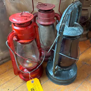 (3) Oil Lanterns