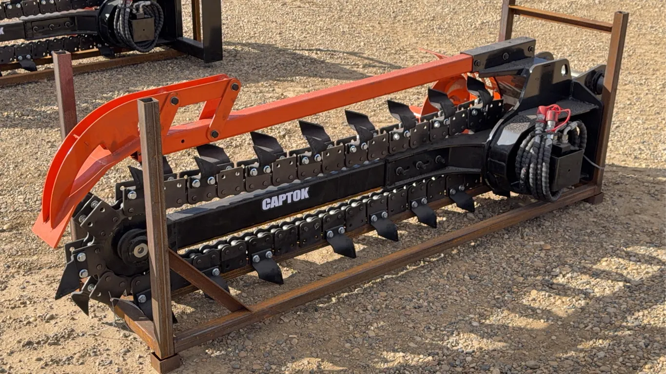 Captok Excavator Extended Trencher
