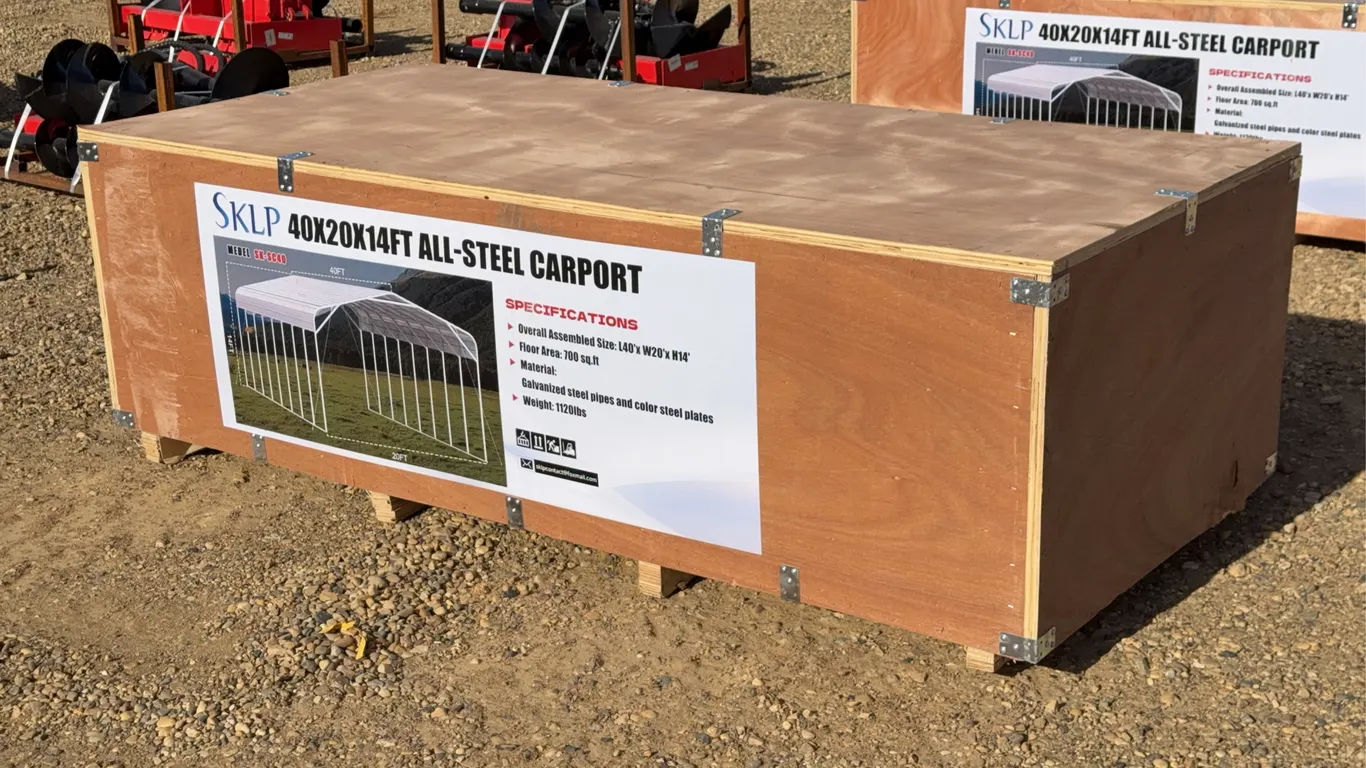 40x20x14 FT. ALL-STEEL Carport
