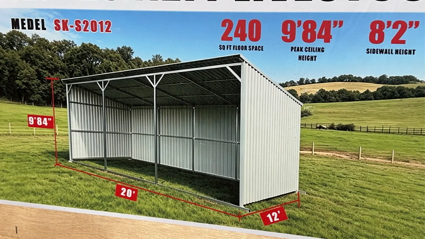 SKLP 20 x 12ft Livestock Shed