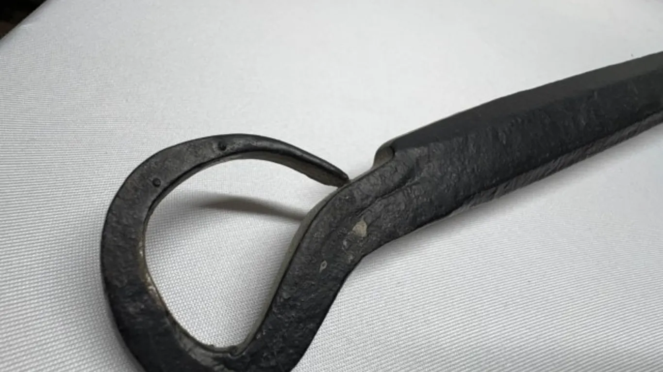 Antique Iron Hearth Pan