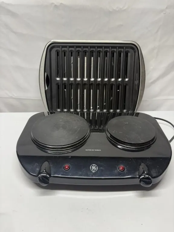 Portable GE Hot Plate & NEW Roasting Pan