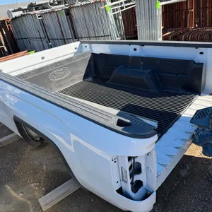 2017–2022 Ford F-250/F-350 Super Duty Aluminum 8’ Pickup Box – White – SRW – with 6ft Ford Bedliner