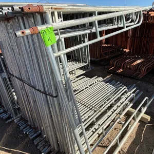 31 Galvanized Steel Scaffold Frames, 5x7ft
