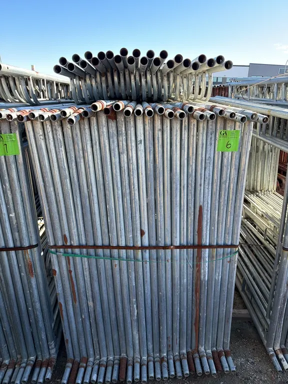 50 Galvanized Steel Scaffold Frames, 5x7ft
