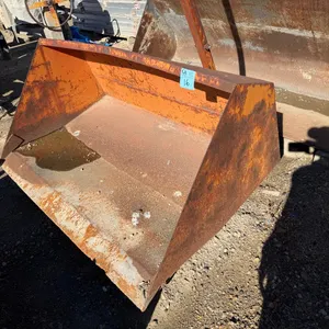 5’3” Heavy-Duty Steel Loader Bucket with Manual Trip Lever