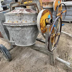 Heavy-Duty Electric Concrete / Mortar Mixer – Tilting Drum, Wheeled