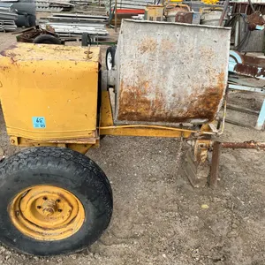 Towable Mortar Mixer w/ Honda GX160 5.5 HP Gas Engine