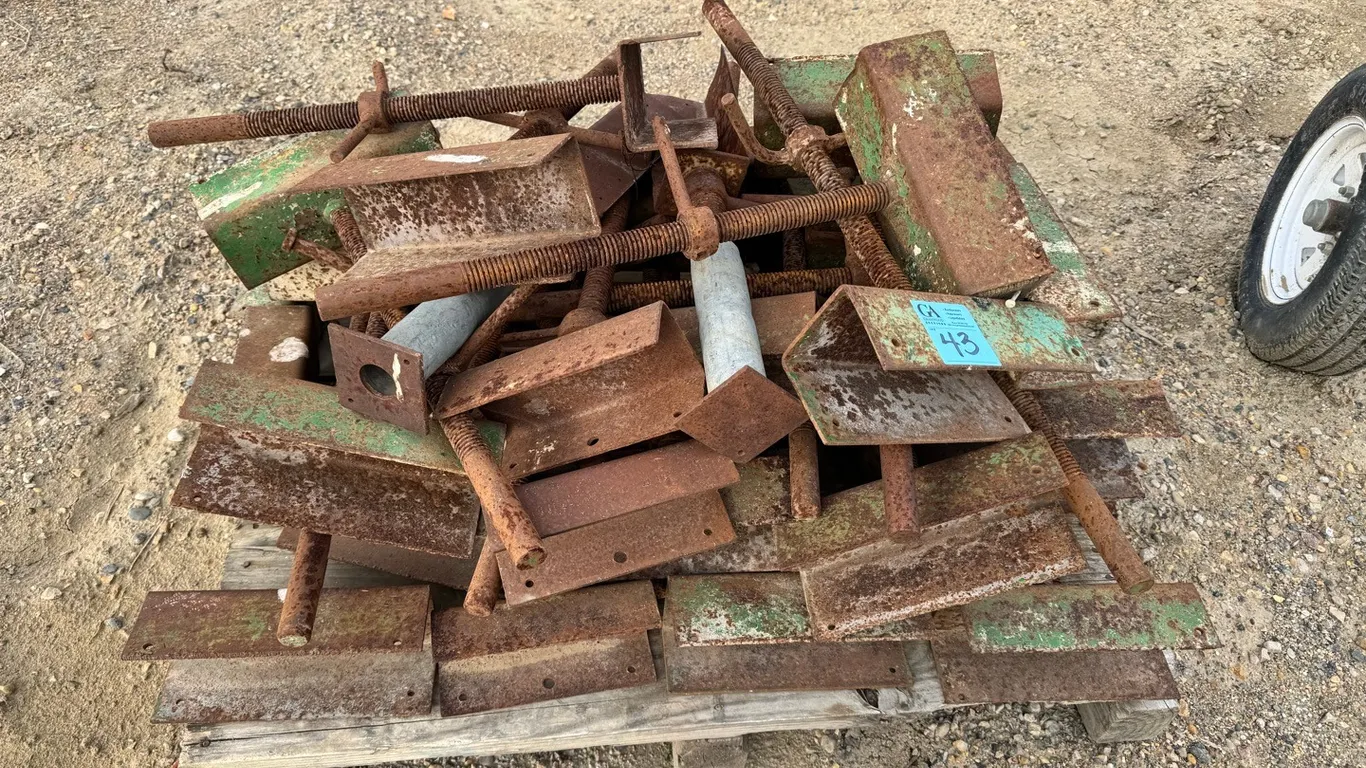 Pallet of Assorted Masonry Formwork Clamps