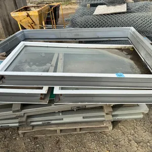 Pallet of Commercial Aluminum & Steel Door/Window Assemblies