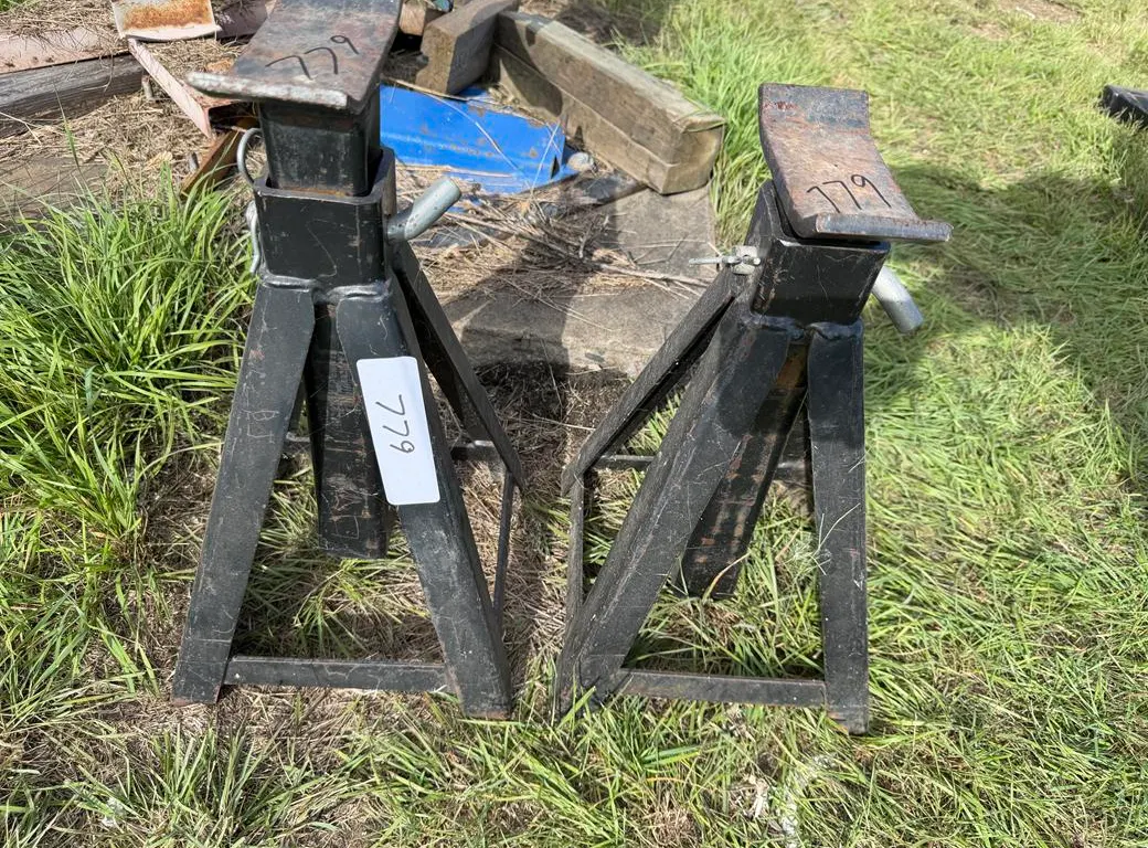 (2) Black Jack Stands