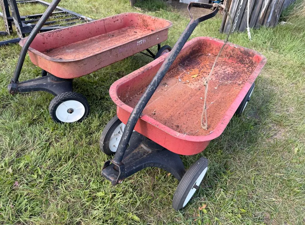 (2) Red Wagons - Henry Express