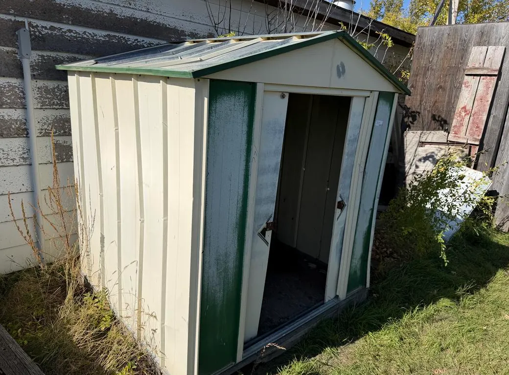 Tin Garden Shed (Contents Not Included)