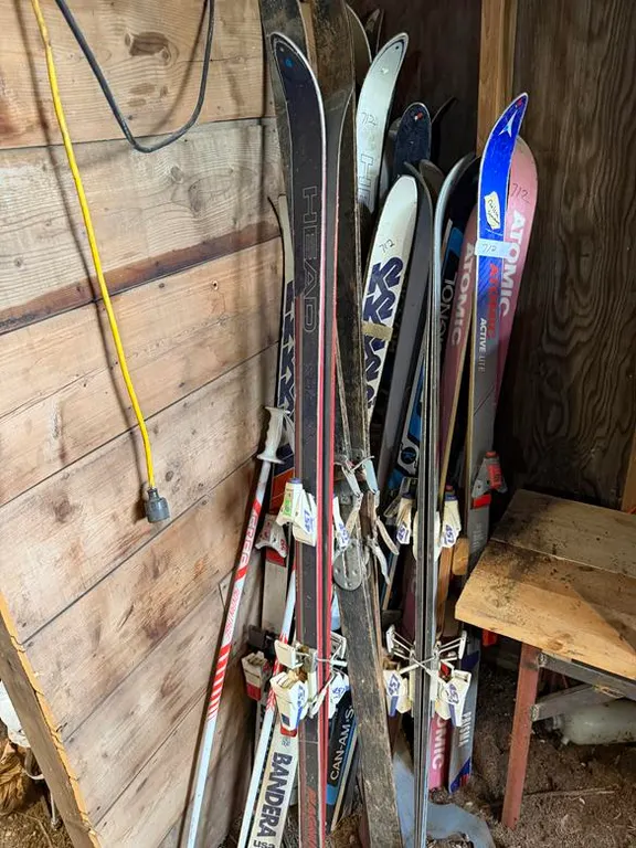 Package of Downhill Skis