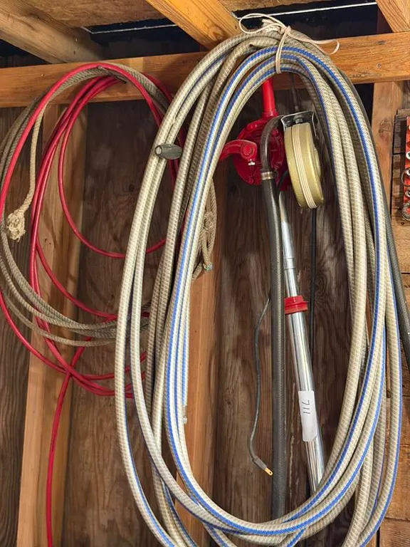 Manual Fuel Pump, Rope & Electrical Reel