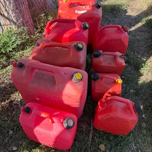 Assorted Gas Cans