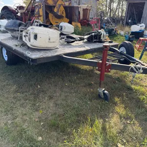 Utility Flat Deck Single Axle Trailer (Contents Not Included)