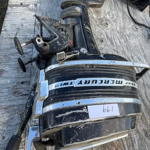 Vintage Mercury 9.8 HP Outboard Motor (Unverified Running Condition)