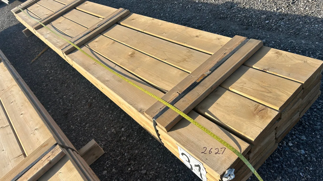 5/4"x6"x12' Brown Treated Board - Must Take 24 Times The Bid Price