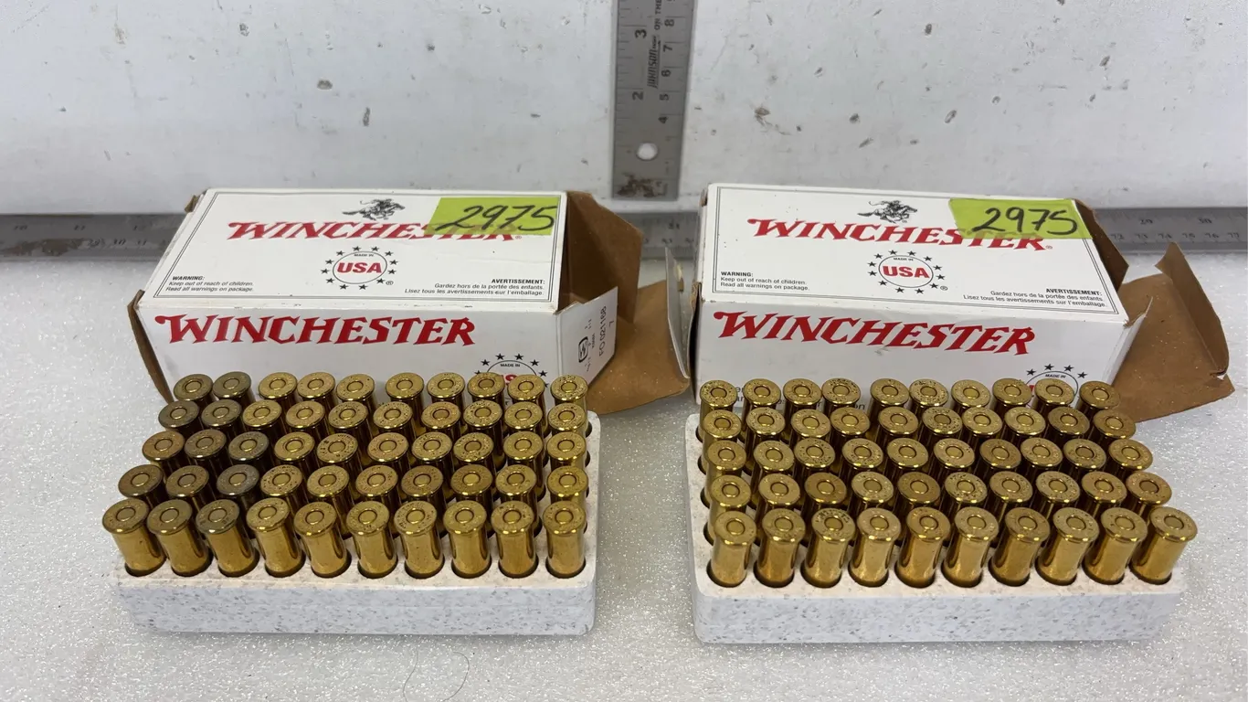 2 Boxes - Winchester .38 Special Cal Rounds *Unreserved*