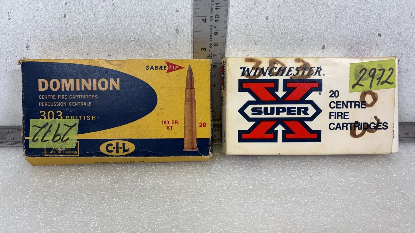 2 - Boxes of Various .303 British Cal Rounds *Unreserved*
