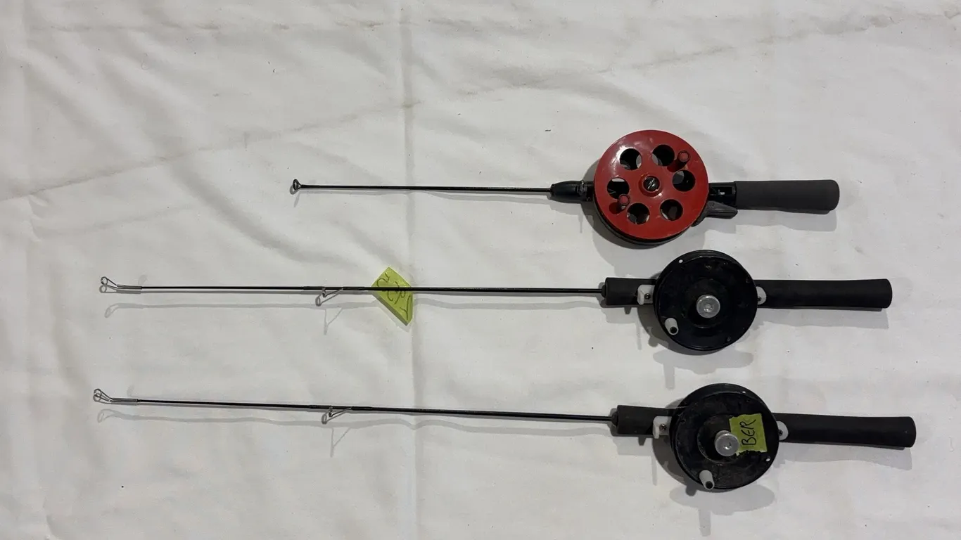 3 - Ice Fishing Jigging Rods *Unreserved*