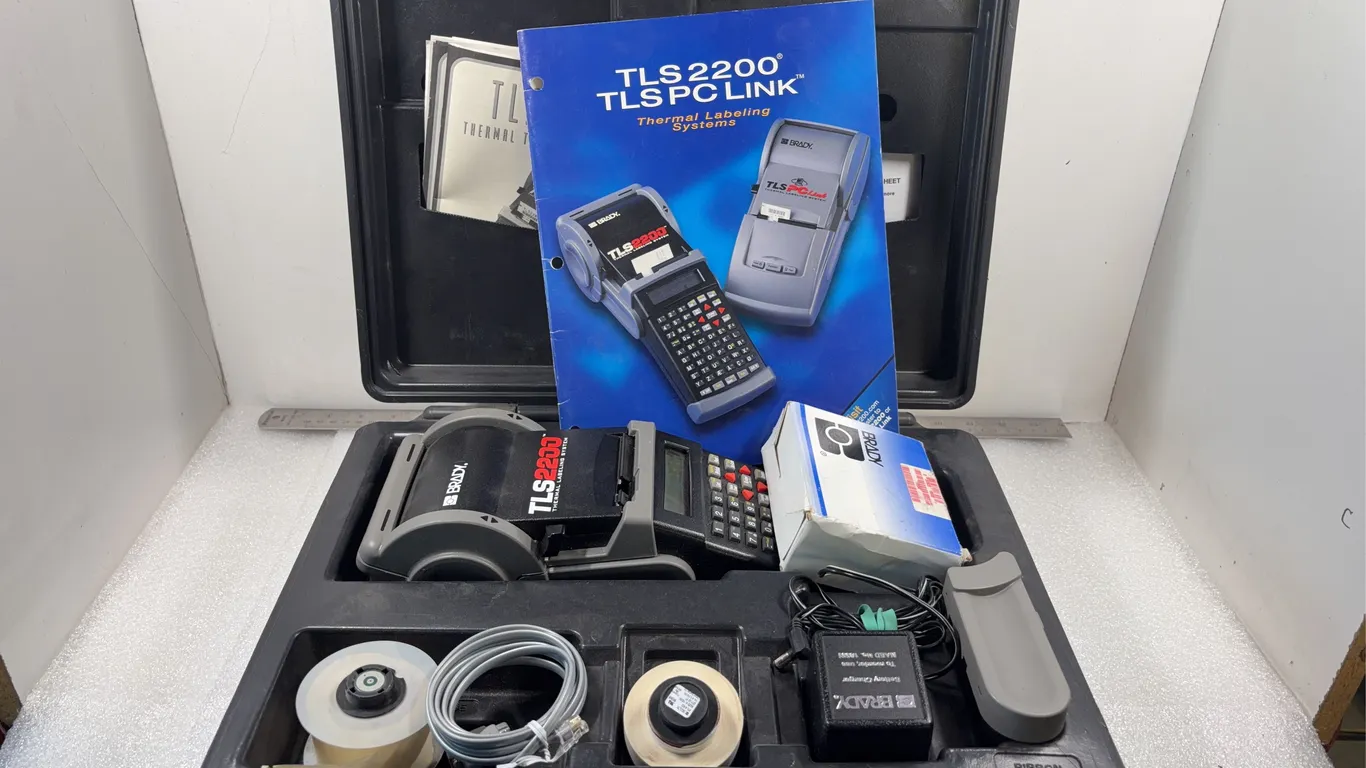 Brady Thermal Labeling Systems TLS 2200 and TLS PC Link *Unreserved*