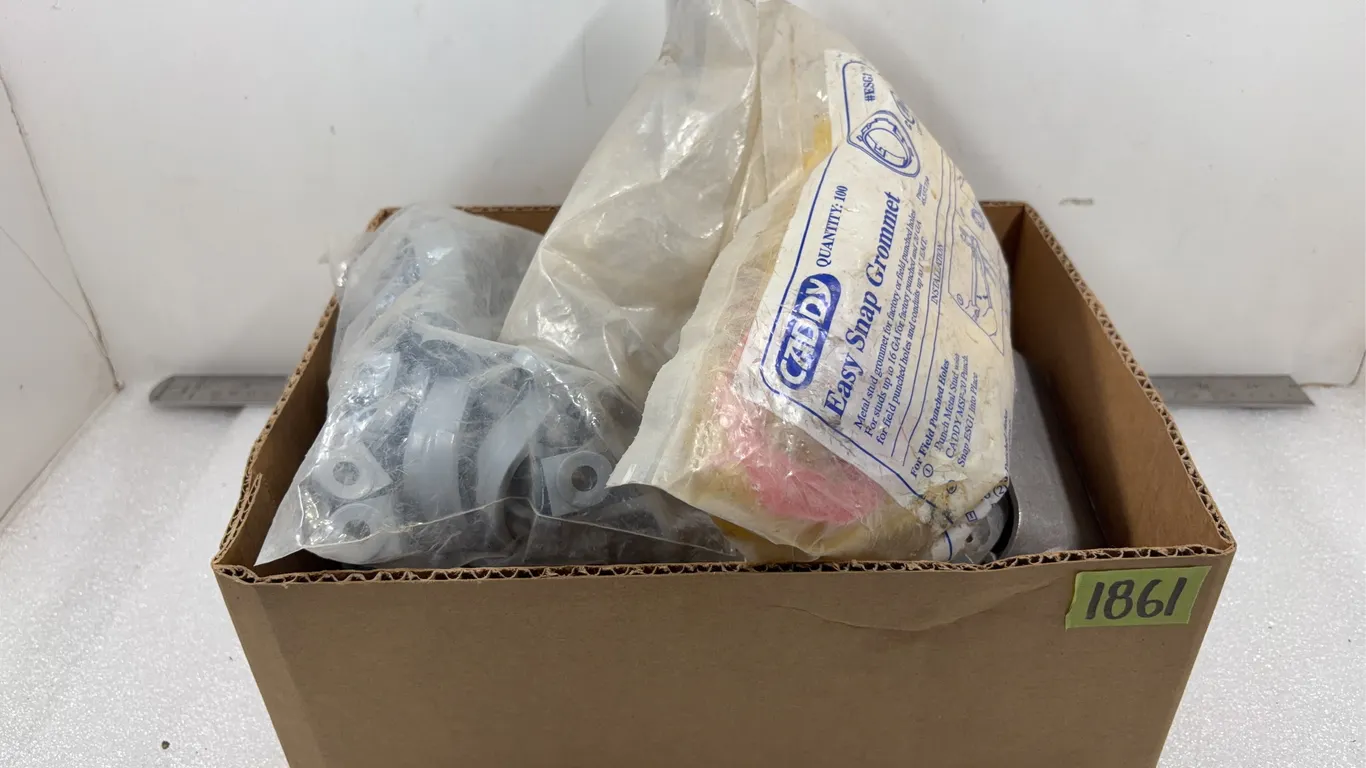Electrical Conduit Fittings, Connectors, 1 1/2" PVC Pipe Straps, Easy Snap Grommets, Ect *Unreserved*