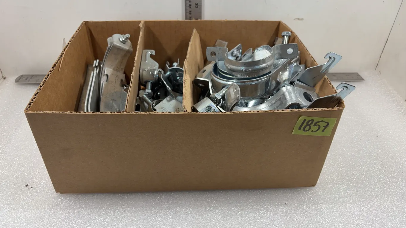 Assortment of Strut Clamps, Conduit Straps, Ect *Unreserved*