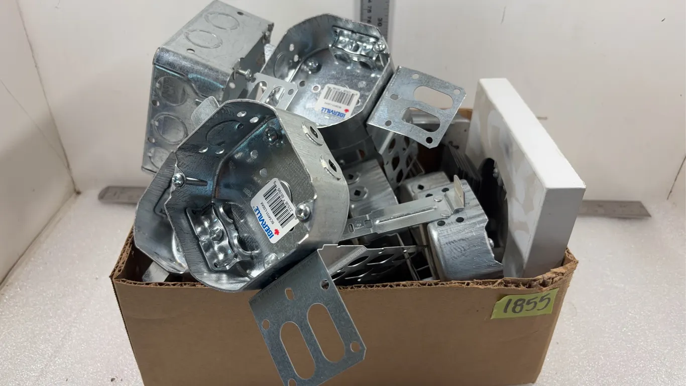 Metallic Electrical Boxes and Brackets *Unreserved*