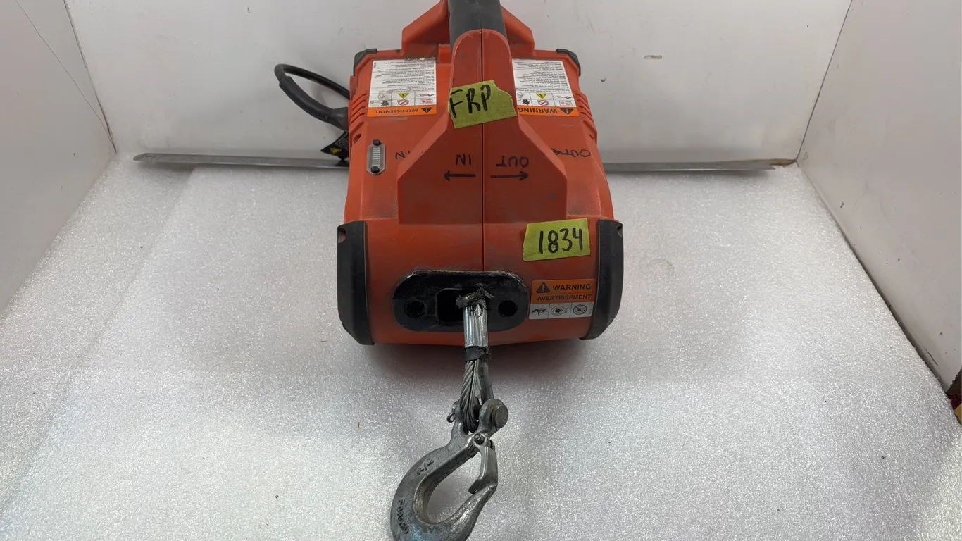Warn Works PullzAll Portable Electric Winch Pulling Tool, Approx. 13"x10"x9" *Unreserved*