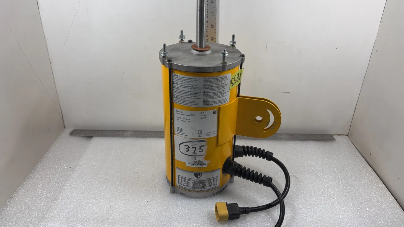 Big Ass Fans 2/3HP Industrial Ceiling Fan Motor, Approx. 15"x8" *Unreserved*