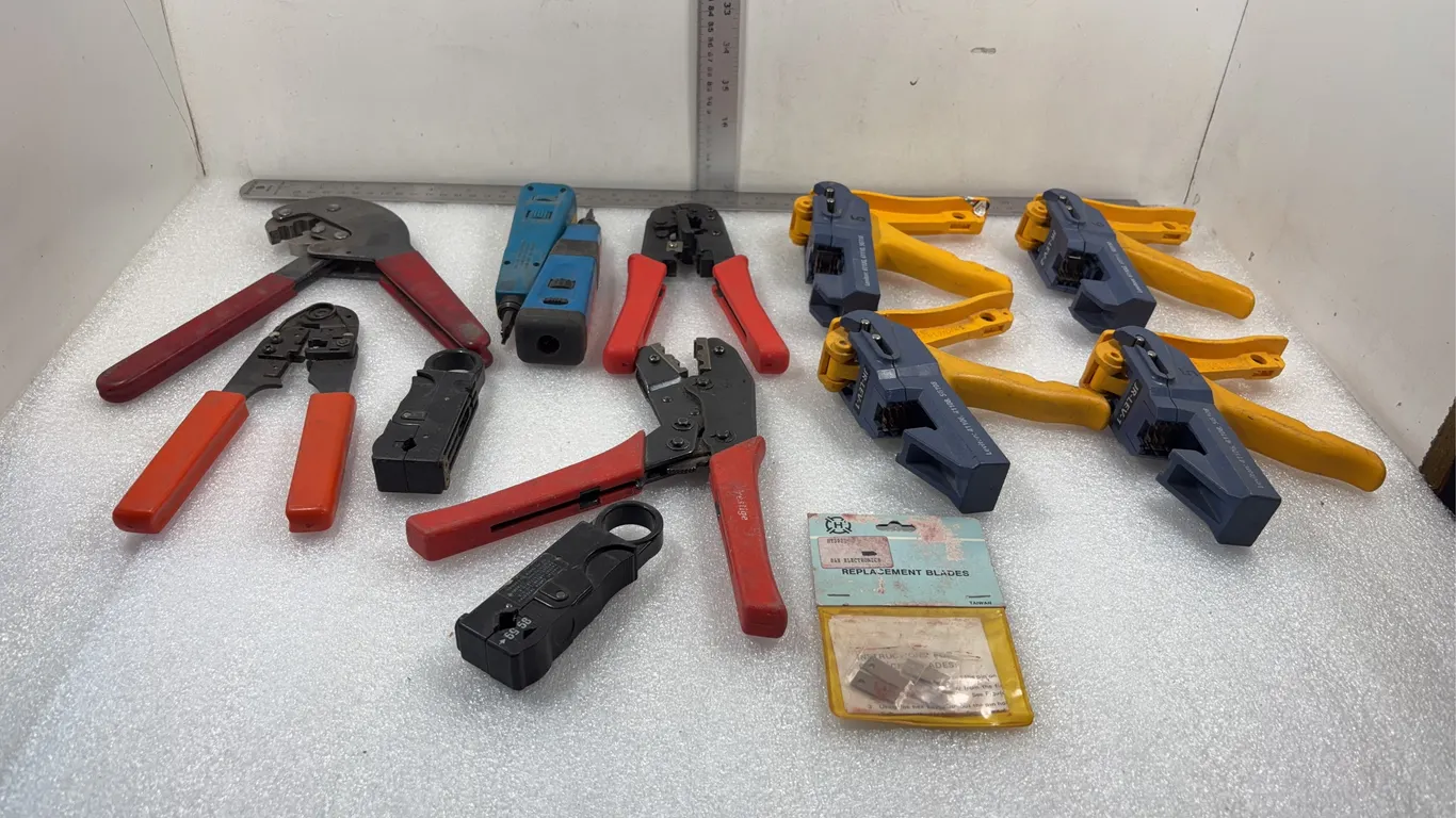 Wire Crimpers and Strippers, Approx. 13 Items *Unreserved*