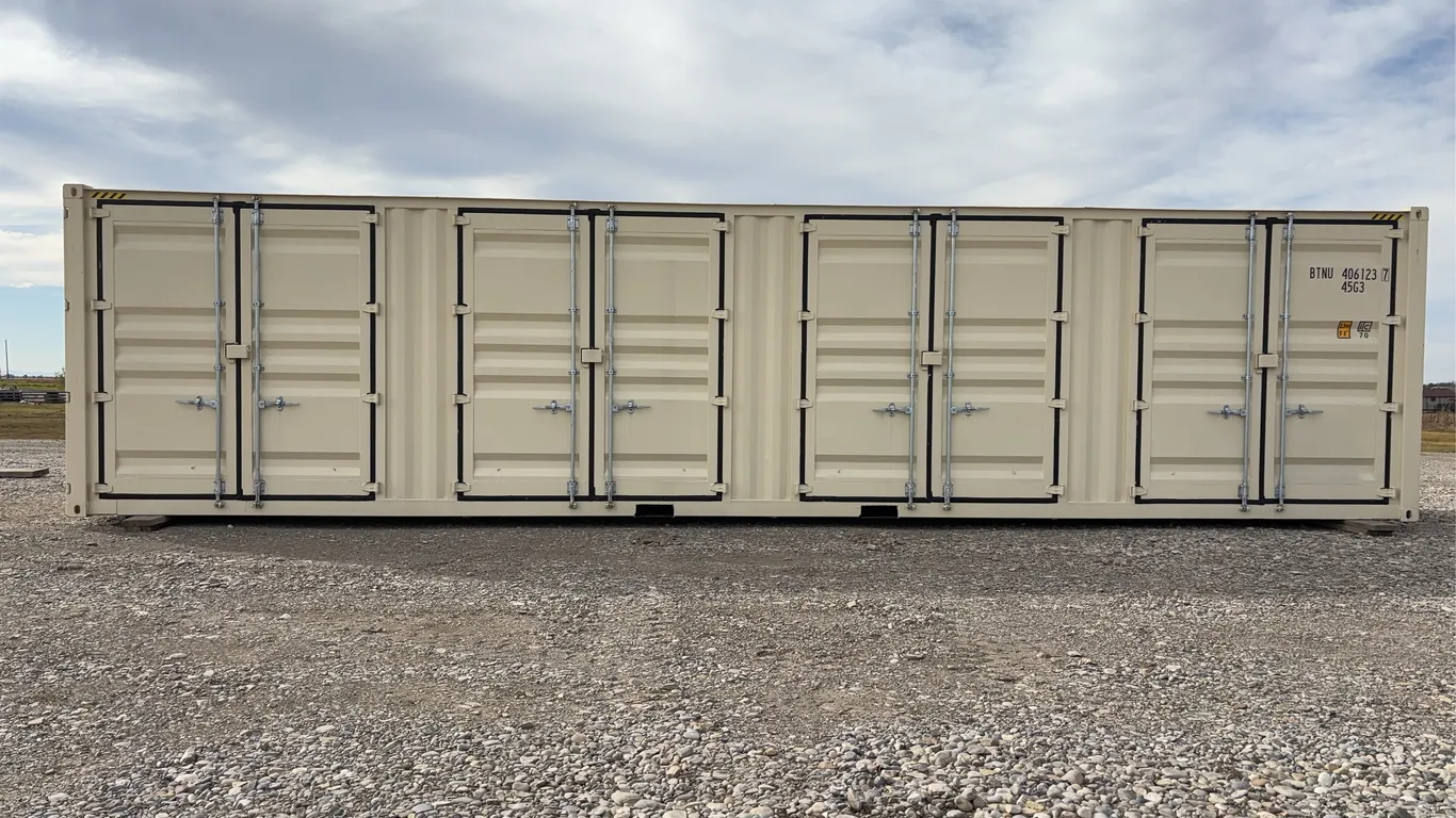 40' Hi Cube Sea Container w/ 4 Side Doors *Unreserved*