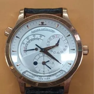 (DSS182) Jaeger Le Coultre Master Control 18kt Watch (CJ)
