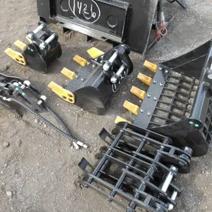 5-Piece Mini Excavator Attachments