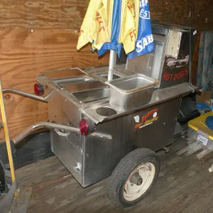 (#14) Propane Fired, Towable, Hot Dog Cart