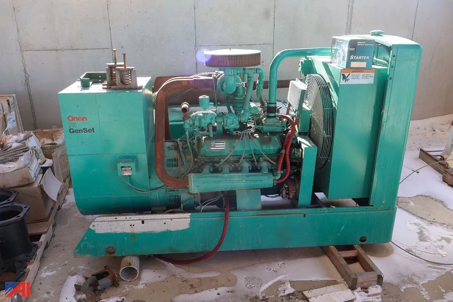 Onan 75kW Natural Gas Genset Standby Generator