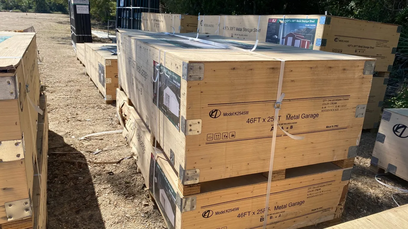 46FTx 25FT Metal Garage