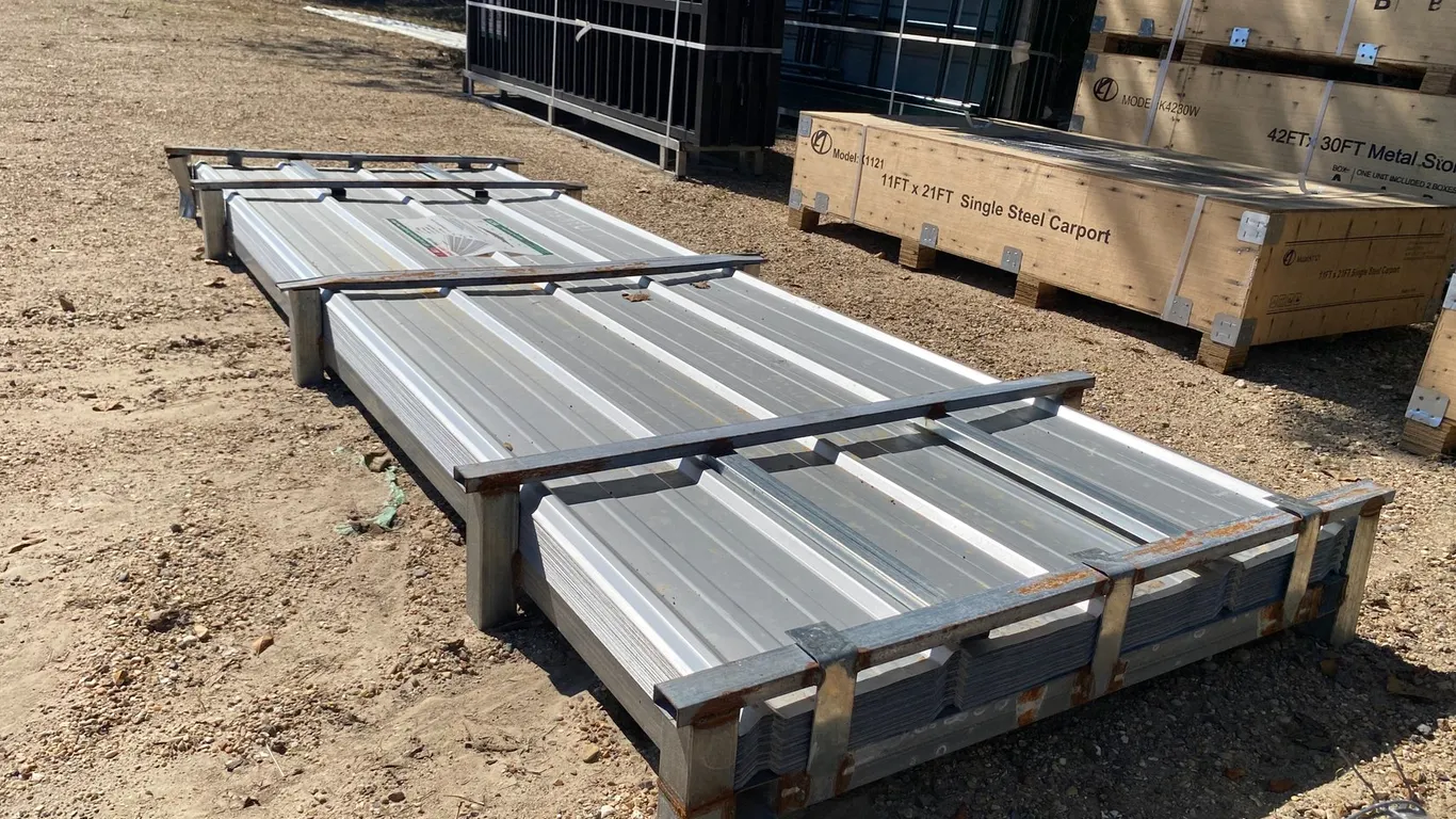 10FT Long Galvalume Corrugated Steel Panel