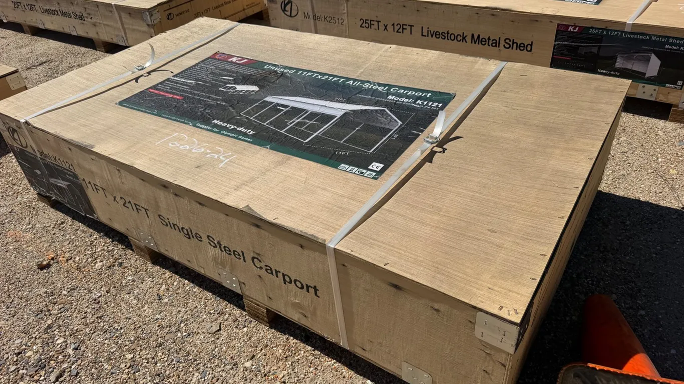 11FTx19FT All-Steel Carport